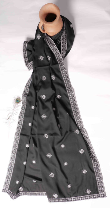 Black Voile Dupatta