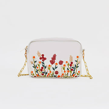 Bloom Crossbody - White