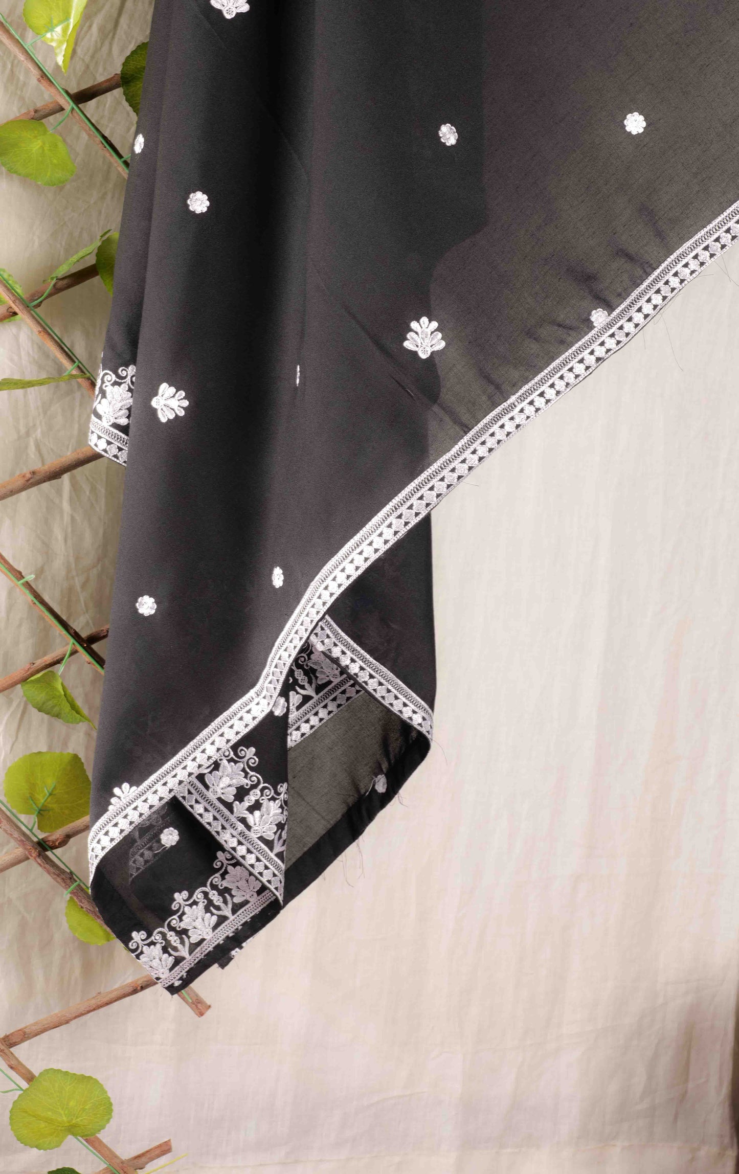 Black Voile Dupatta CEB #2