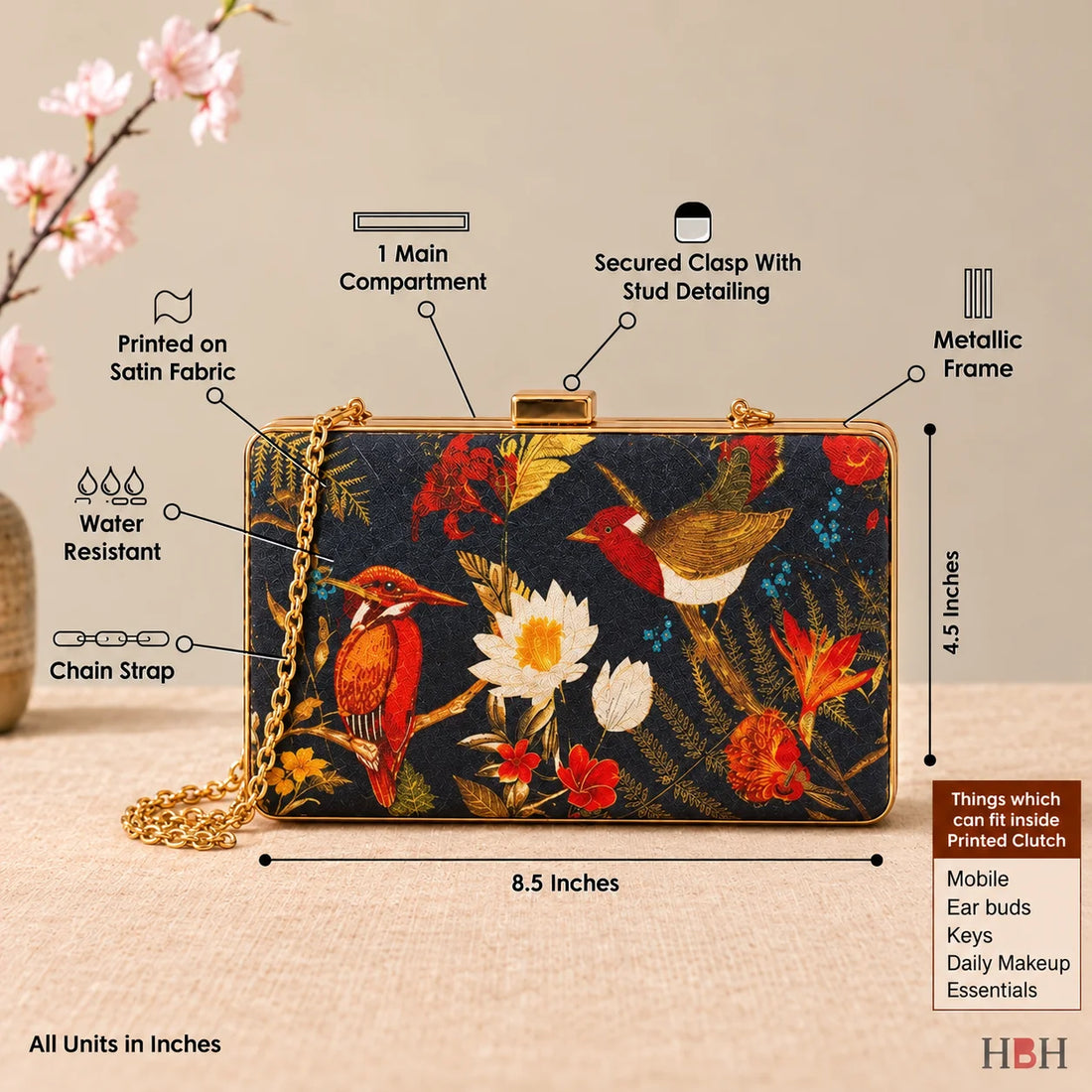 Canvas Clutch - Style 8