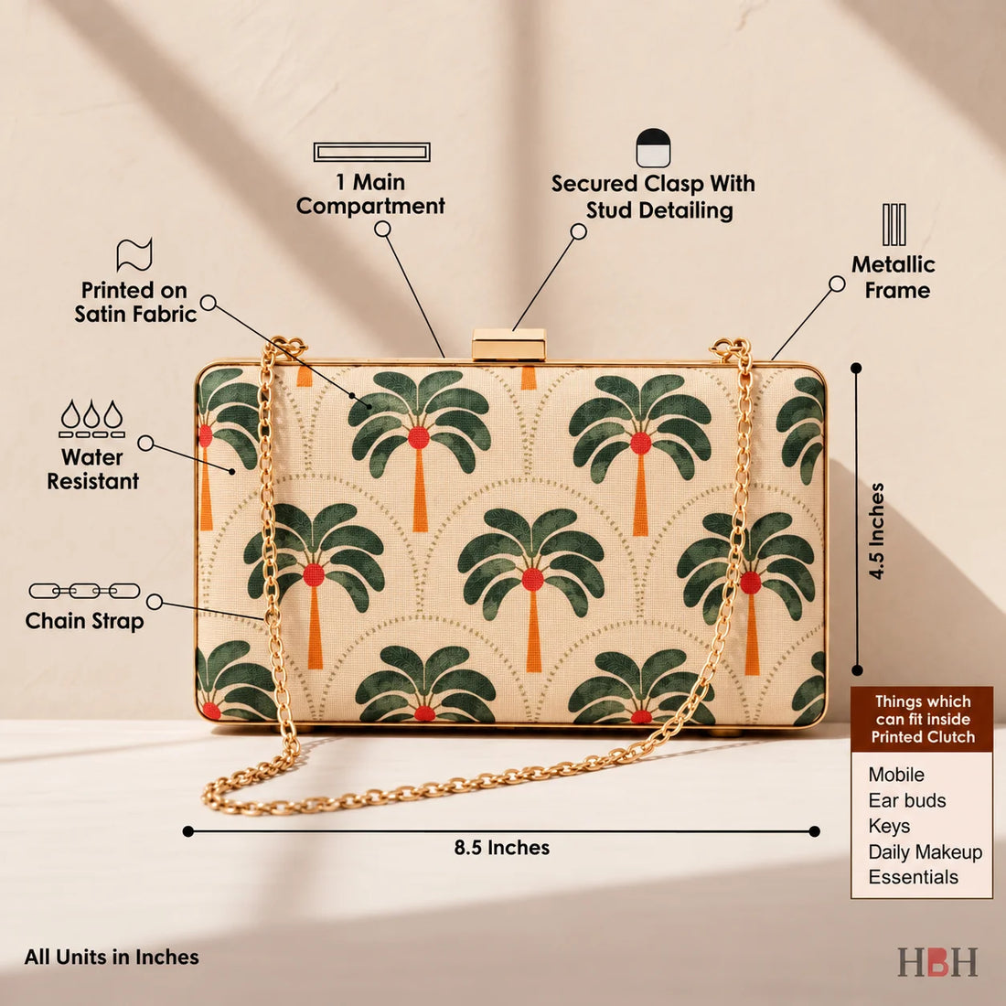 Canvas Clutch - Style 4