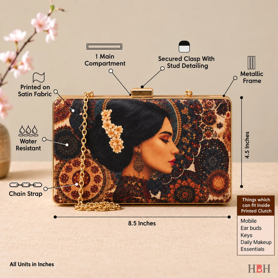 Canvas  Clutch - Style 5