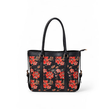 Allure - Black Red Flower