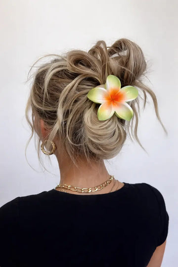 Flower Hair Catcher - Green