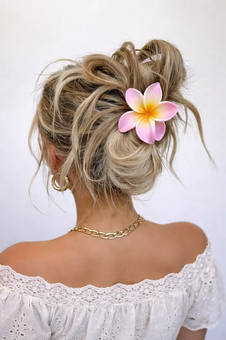 Flower Hair Catcher - Pink