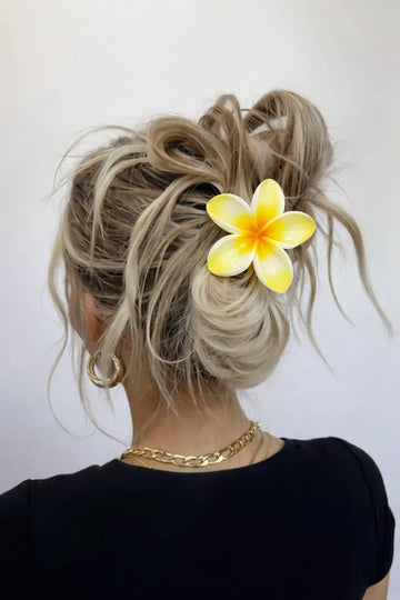 Flower Hair Catcher - Yellow