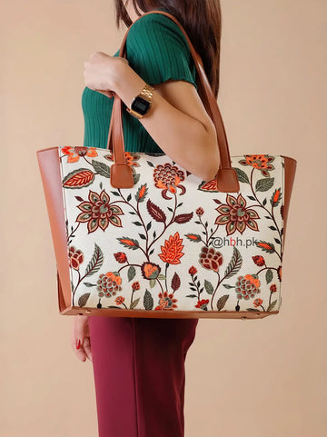Uni Canvas Tote - Brown