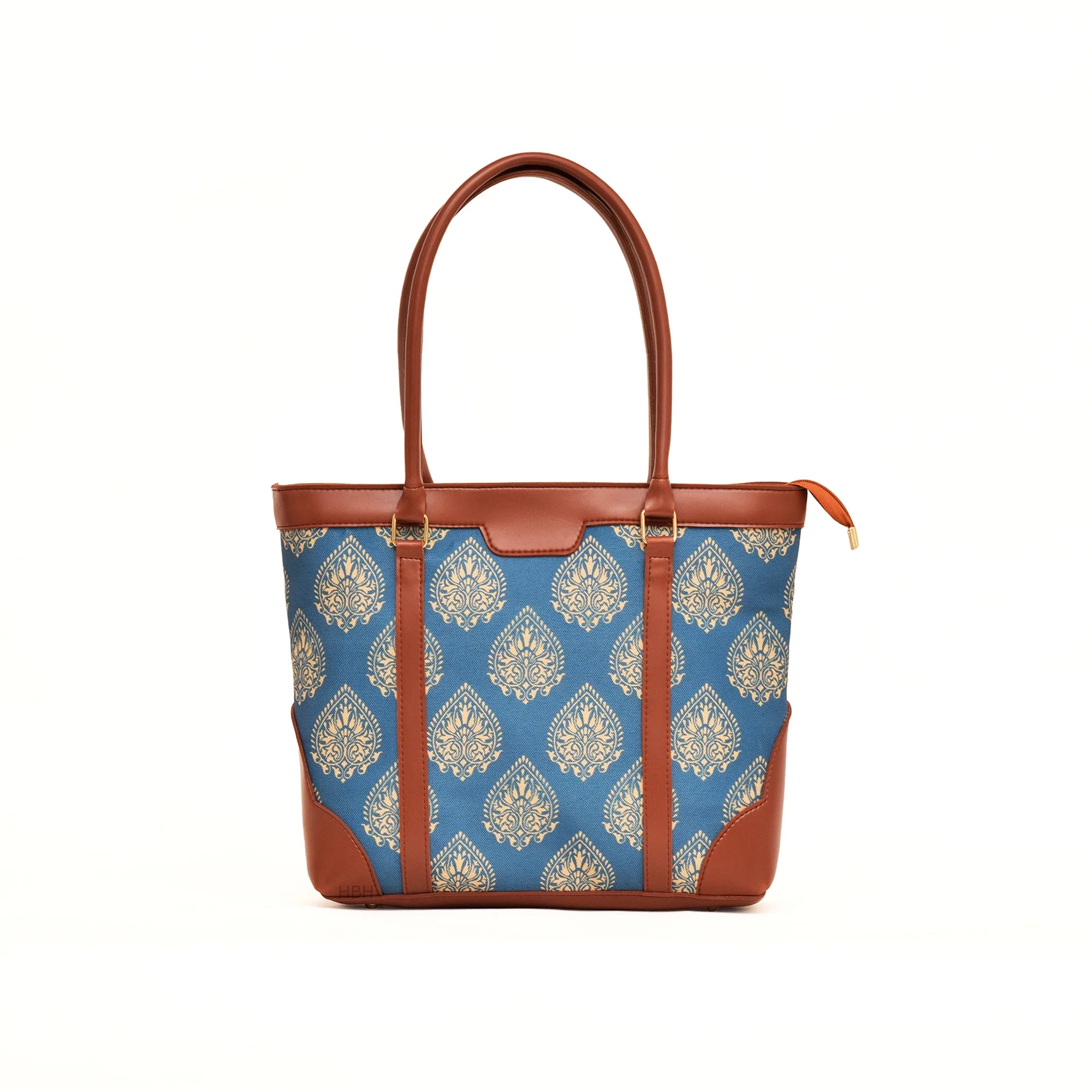 Canvas Tote Bag (Blue Motif) - Miraas Tote | by HBH Pk