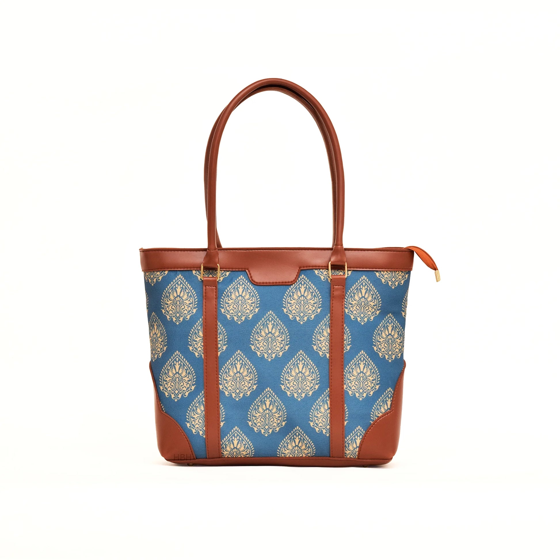 Canvas Tote Bag (Blue Motif) - Miraas Tote | by HBH Pk