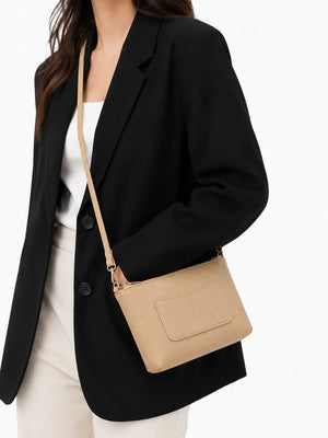 Clara Crossbody Bag - Beige