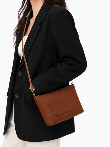 Clara Crossbody Bag - Brown