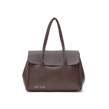 dark brown corporate tote bag for office use

leather tote bags pakistan dark brown work bag

formal ladies office tote bag brown

premium corporate handbag for women