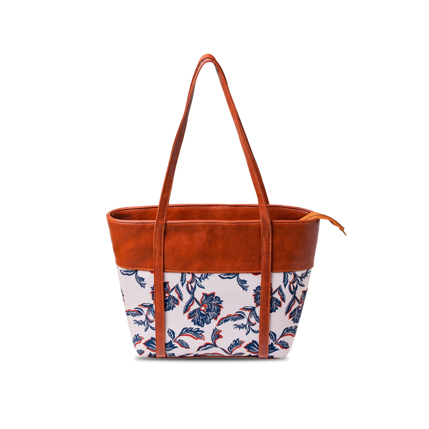 Dazzle Brown Blue Flower 1 hbh