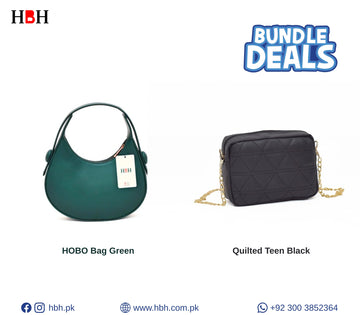 Bundle Deal ( Hobo Green x Quilted Teen )