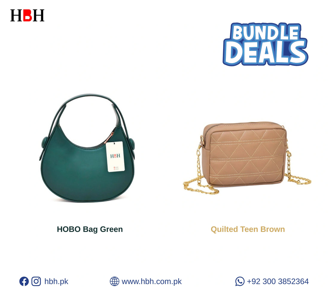 Bundle Deal ( Hobo Green x Quilted Teen )