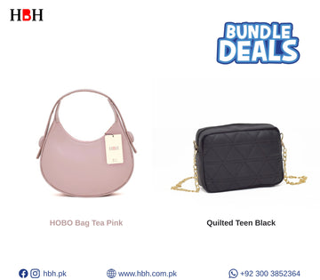 Bundle Deal ( Hobo Pink  x Quilted Teen )