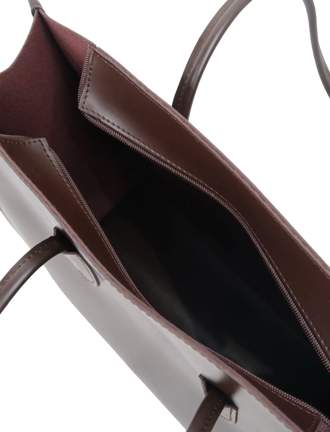 Office Bag - Tote Dark Brown (Free Make-up Pouch)