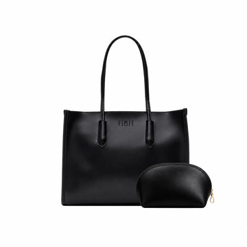 Office Bag - Tote Black (Free Make-up Pouch)