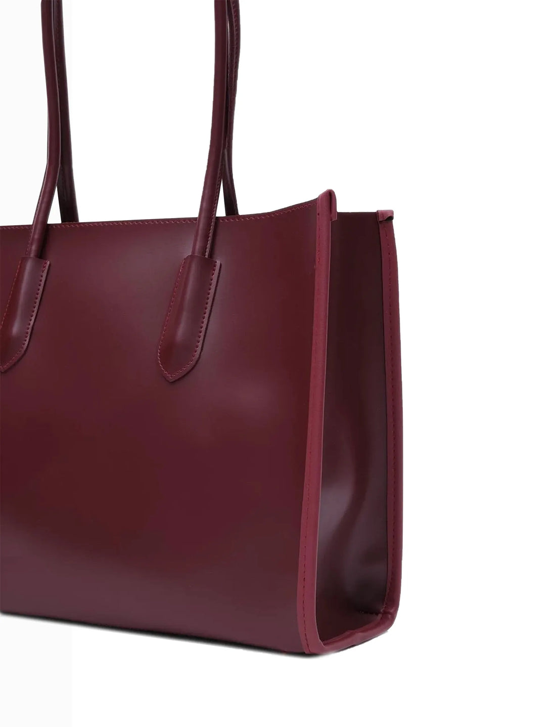 Office Bag - Tote Maroon (Free Make-up Pouch)