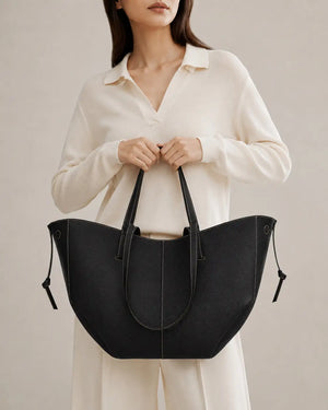 Wing Tote - Black (with mini-wallet)