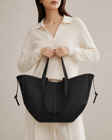 Wing Tote - Black (with mini-wallet)