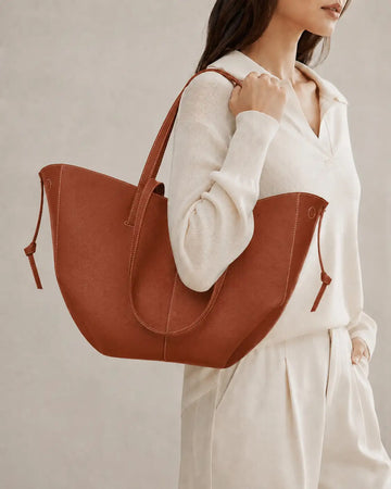 Wing Tote - Brown (with mini-wallet)