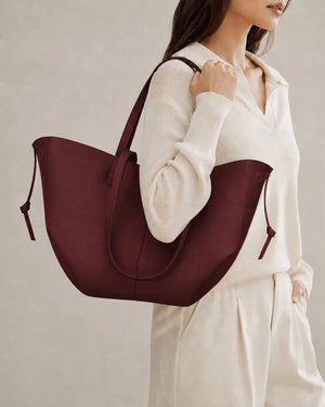 Wing Tote - Mehroon (with mini-wallet)