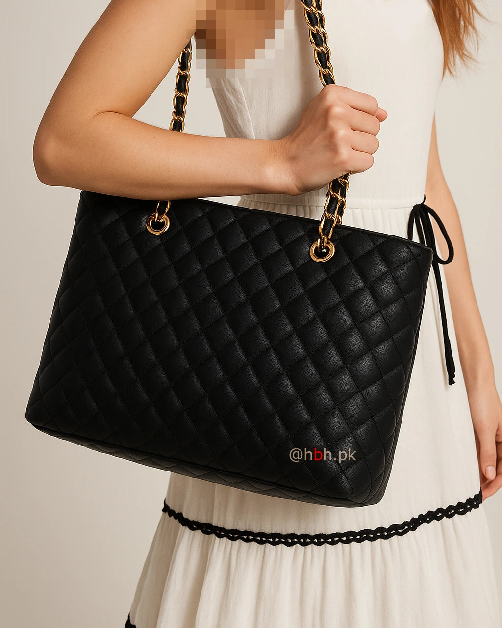 Quilted Totes Black