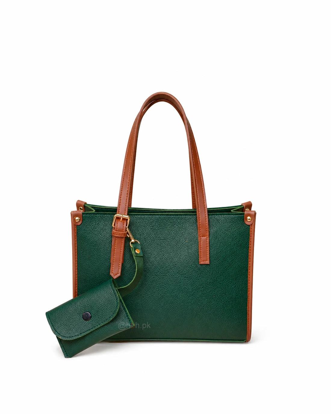 Daily Tote - Green (with mini-wallet)