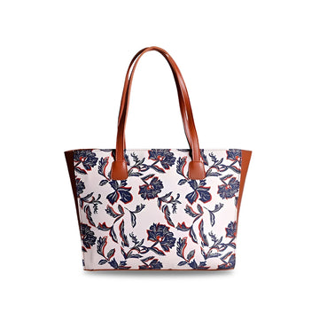 Uni Canvas Tote - Blue Flower