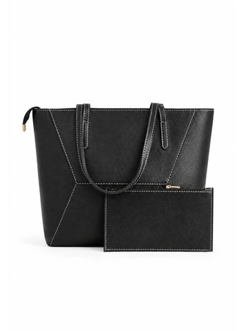 Api's Tote - Black (with mini-wallet)
